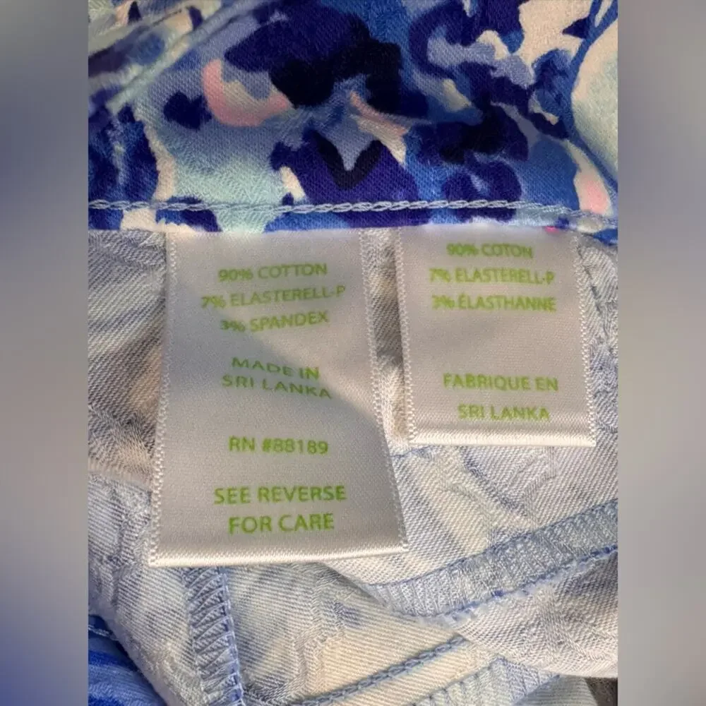 NEW Lilly Pulitzer Kelly Ankle Pant size 00